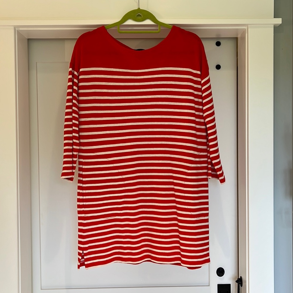NWOT JCrew Boatneck Striped Dress